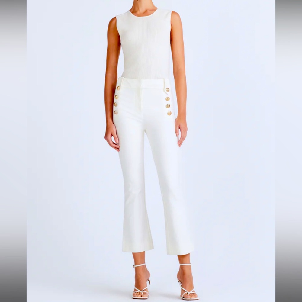 Derek Lam 10 Crosby Robertson Crop Flare Pant